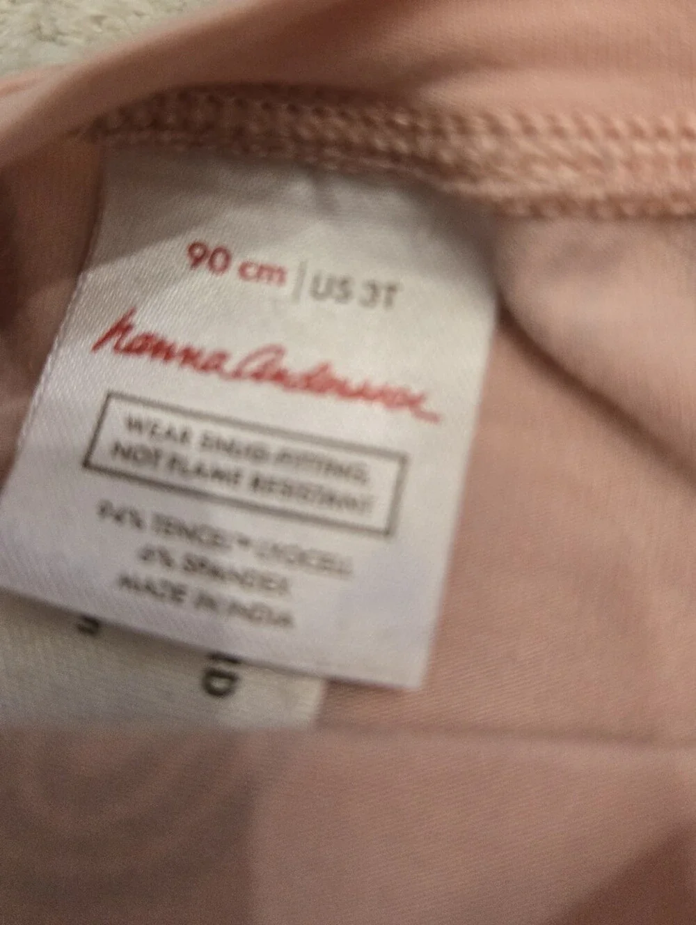 Hanna Andersson Pink Rainbow Patterned Print 2pc Pajama Set